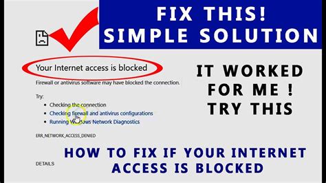 How to Fix ‘This Webpage Was Blocked By an .